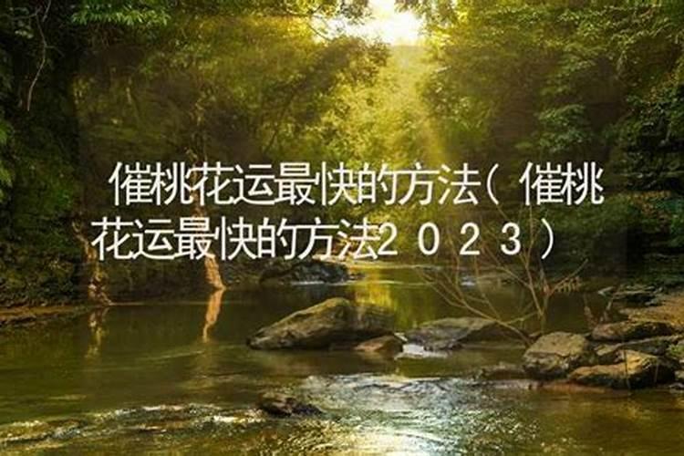 旺桃花催姻缘方法