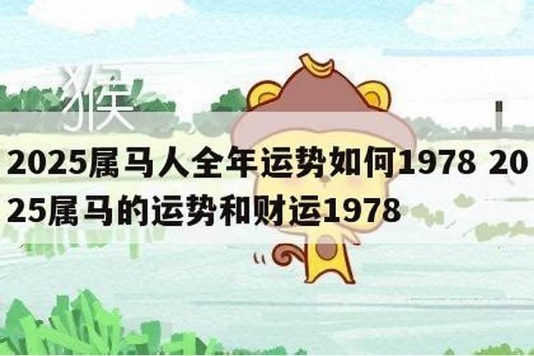 78年的马2025年运势
