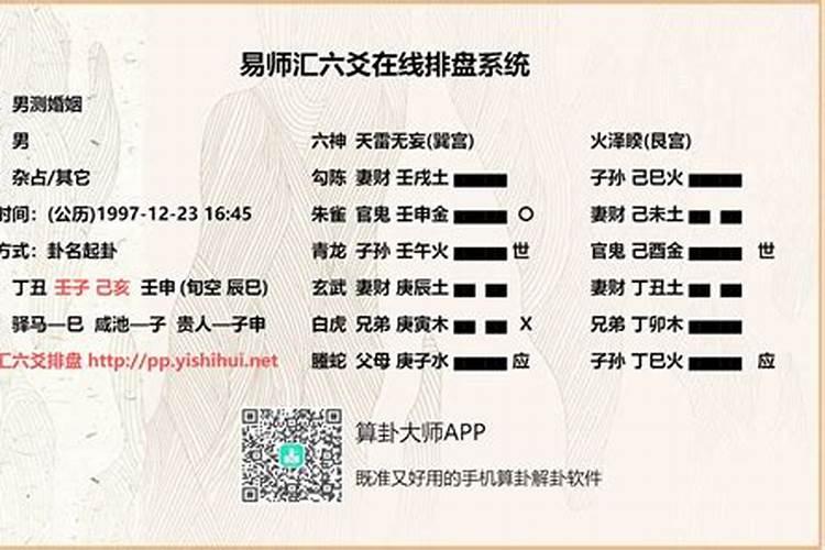 在六爻预测婚姻中,凡遇六冲卦《乾为天》夫妻会终生反目闹离婚吗？