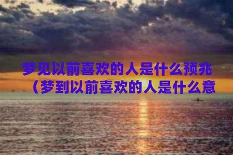 梦到喜欢的人是什么意思