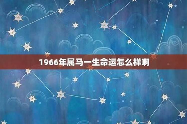 1966年属什么 1966年出生的人运势如何