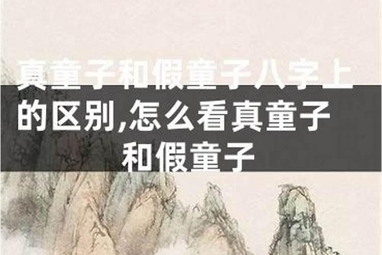 真童子与假童子的命理区别解析