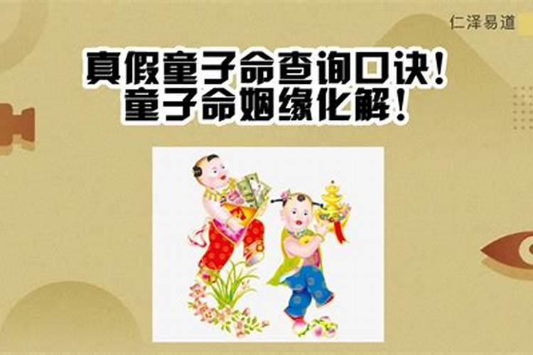 怎么辨别真童子和假童子