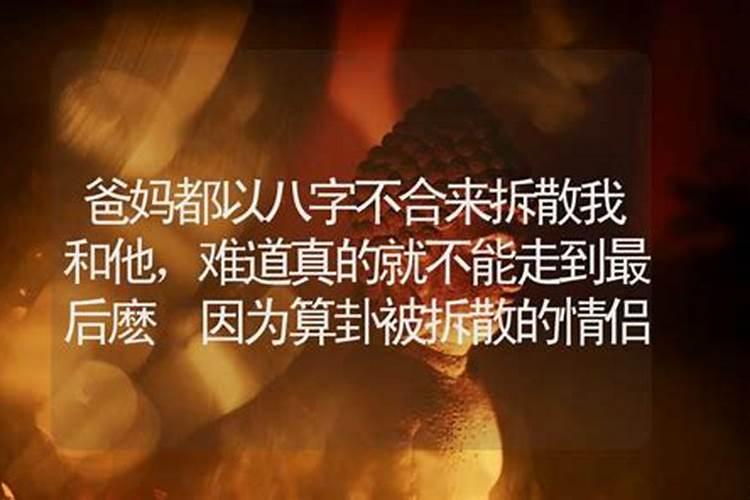 一对情真意切的变人竞被“算命大师”拆散!我该怎么办？