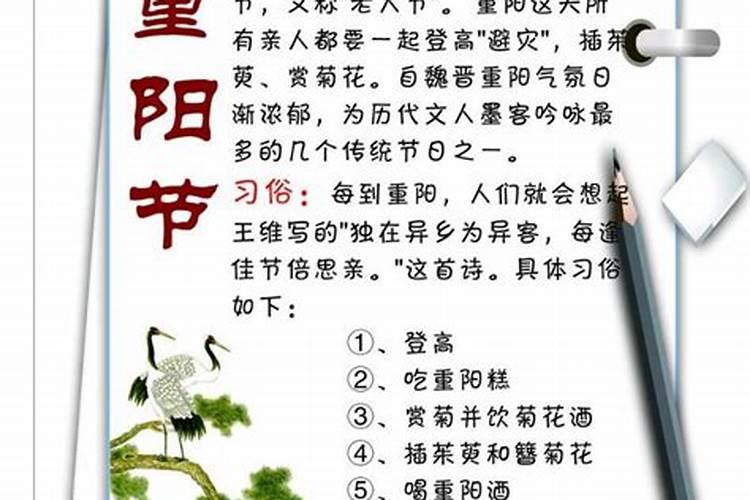 重阳节的哪些习俗体现了对老人的敬意？