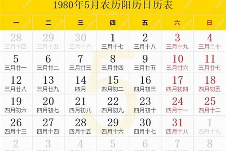 1980年五月出生属猴的命运