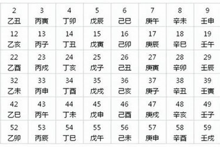 谁知道天干地支记年法中的人的生辰八字日期是怎么算的？