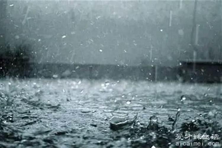 梦见下雨被淋是什么征兆