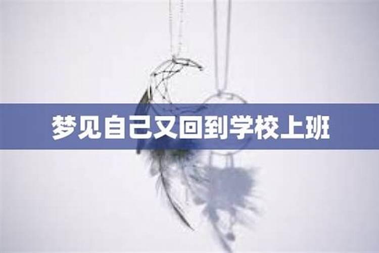 男的梦到又去学校上学是什么意思
