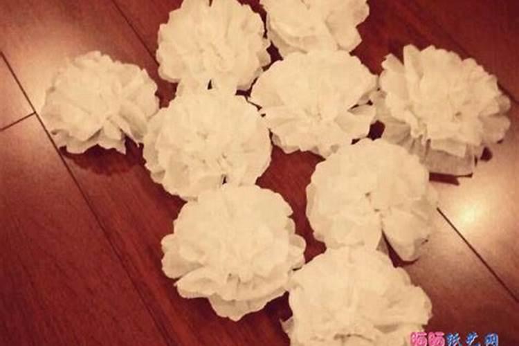 清明节用来扫墓的纸花怎么折