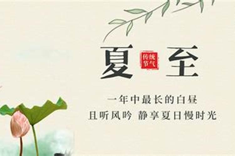 夏至节气的特点和风俗 夏至的俗语有哪些