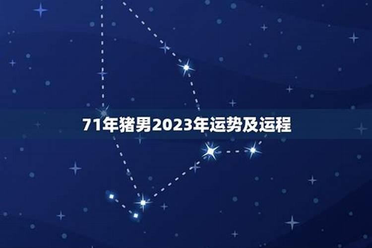 71年属猪男2025年运势