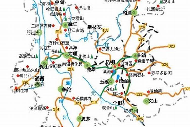 十一南昌到云南旅游路线