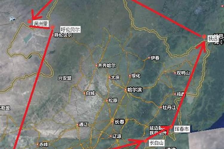 满洲里到漠河旅游