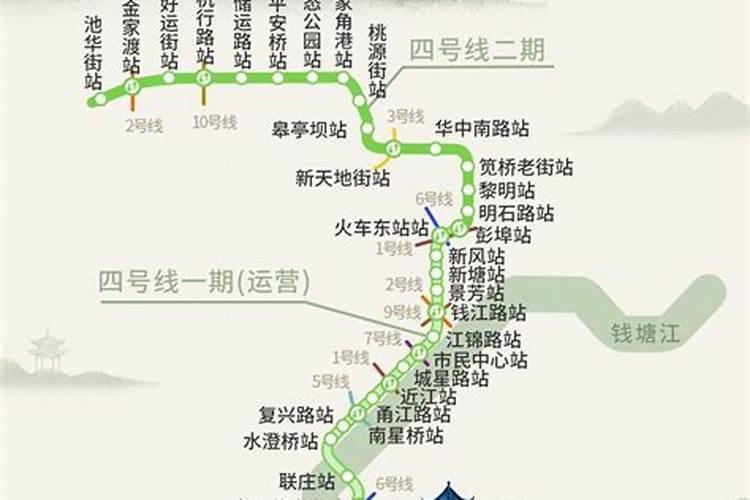 杭州四号线旅游路线