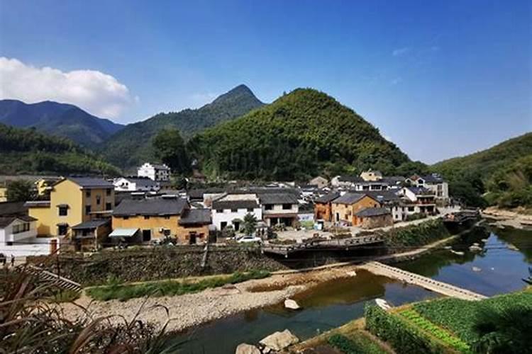 浙江杭州三合村旅游