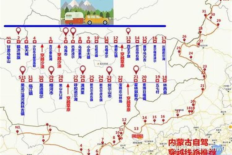 穿越辽宁、吉林、黑龙江、内蒙古和新疆的自驾游路线