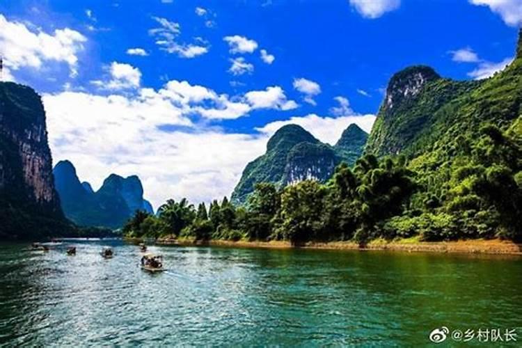 广西桂林一早上游