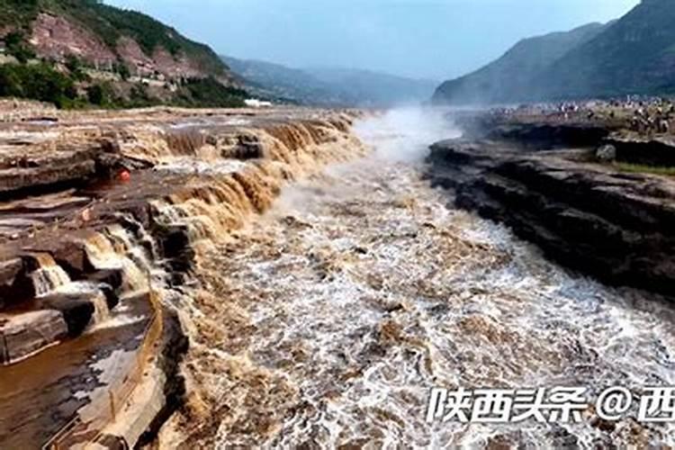 受上游敞泄排沙影响壶口瀑布再现“黄河之水天上来”景观