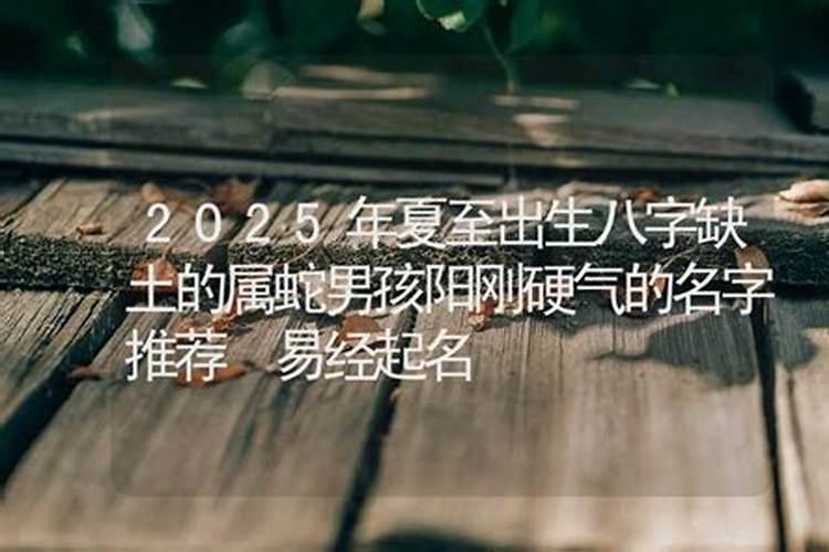 2025夏至出生八字